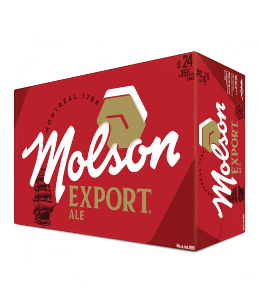 Molson Export<br> 24 x 355 ml <br> Canettes