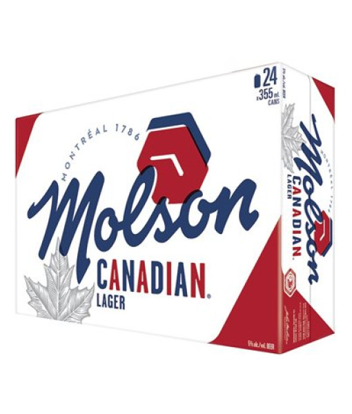 Molson Canadian<br>12 x 355ml<br>Canettes