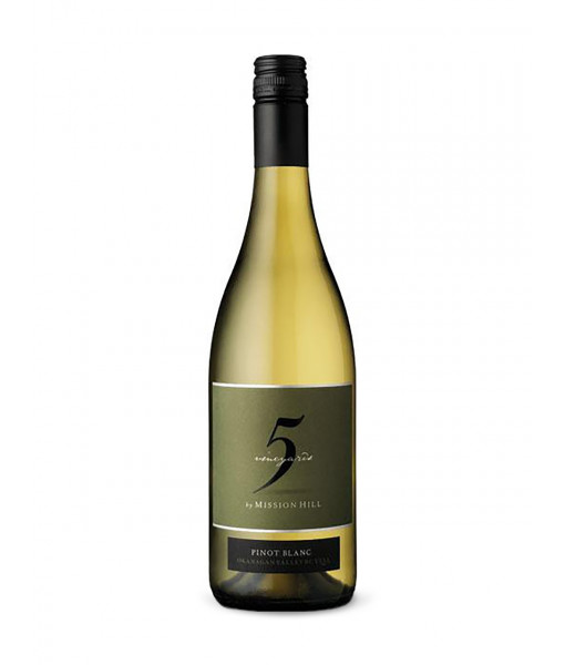 Five Vineyards Pinot Blanc <br> Vin blanc| 750ml | Canada