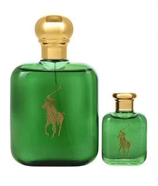 Ralph Lauren<br>Coffret Polo Green Exclusivité Voyage<br>Eau de Toilette<br>118 ml / 4 fl. oz + 15ml / 0.5 fl.oz Ralph Lauren<br>Coffret Polo Green Exclusivité Voyage<br>Eau de Toilette<br>118 ml / 4 fl. oz + 15ml / 0.5 fl.oz