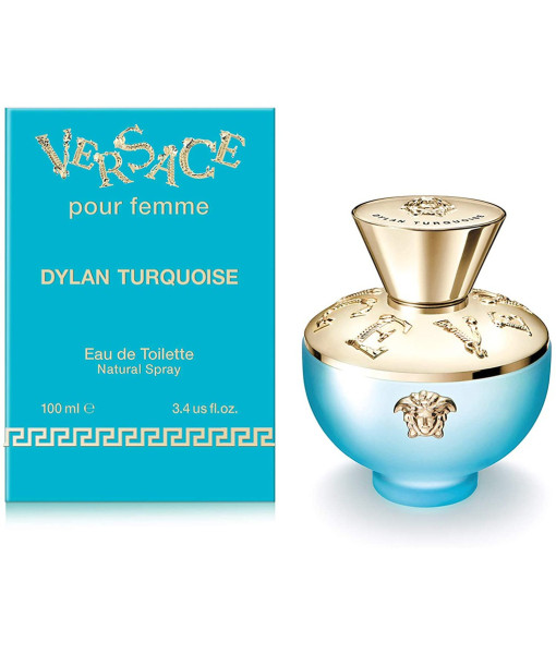 Versace<br>Dylan Turquoise Pour Femme<br>Eau de Toilet<br>100 Ml / 3.4 Fl.Oz