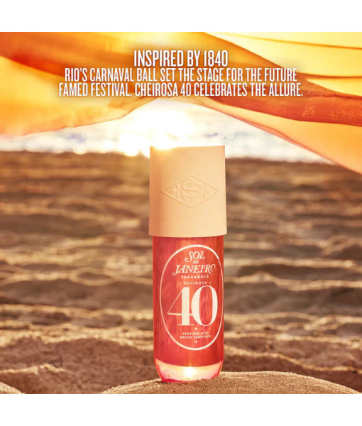 Sol de Janeiro<br>Cheirosa 40 Bom Dia Bright<br>Brume parfumée<br>240 ml / 8.1 fl. oz Sol de Janeiro<br>Cheirosa 40 Bom Dia Bright<br>Brume parfumée<br>240 ml / 8.1 fl. oz
