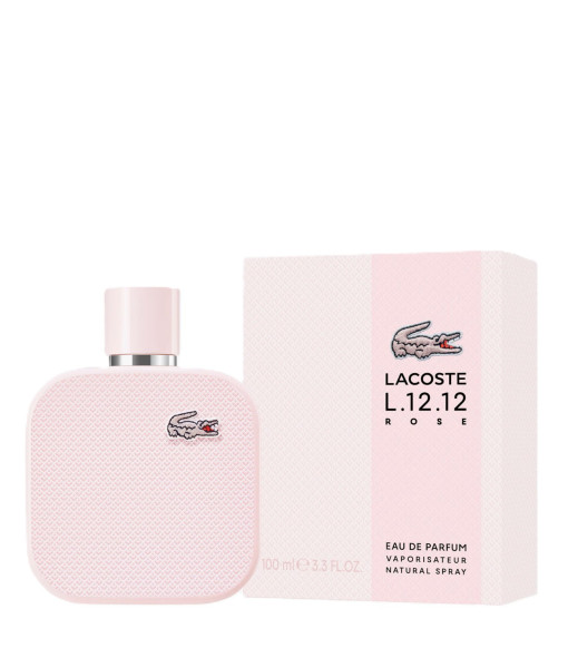 Lacoste<br>L.12.12 Rose<br>Eau de Parfum<br>100 ml / 3.3 fl. oz. Lacoste<br>L.12.12 Rose<br>Eau de Parfum<br>100 ml / 3.3 fl. oz.