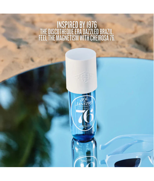 Sol de Janeiro<br>Cheirosa 76 <br>Brume parfumée<br>240ml / 8.1 fl. oz. Sol de Janeiro<br>Cheirosa 76 <br>Brume parfumée<br>240ml / 8.1 fl. oz.