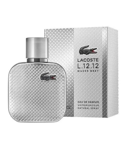 Lacoste<br>L.12.12 Silver Grey<br>Edp 100 ml / 3.3 Fl. Oz.