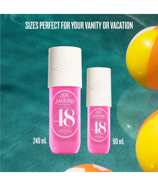 Sol de Janeiro<br>Brume parfumée<br>Cheirosa 48<br>90 ml/ 3 fl. oz. Sol de Janeiro<br>Brume parfumée<br>Cheirosa 48<br>90 ml/ 3 fl. oz.