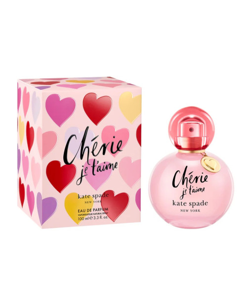 Kate Spade<br>Chérie je t'aime<br>Eau de Parfum<br>100 ml / 3.3 fl. oz. Kate Spade<br>Chérie je t'aime<br>Eau de Parfum<br>100 ml / 3.3 fl. oz.