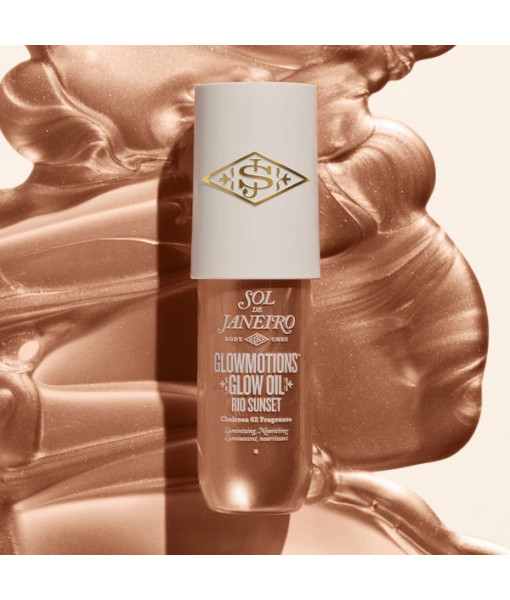 Sol de Janeiro<br>Huile scintillante pour le corps GlowMotions<br>Rio Sunset<br>75 ml / 2.5 fl. oz. Sol de Janeiro<br>Huile scintillante pour le corps GlowMotions<br>Rio Sunset<br>75 ml / 2.5 fl. oz.