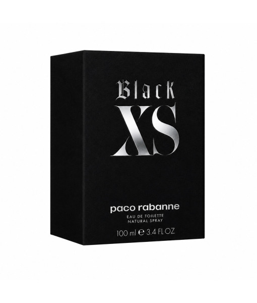 Rabanne<br>Black XS<br>Eau de Toilette<br>100 ml / 3.4 fl. oz. Rabanne<br>Black XS<br>Eau de Toilette<br>100 ml / 3.4 fl. oz.