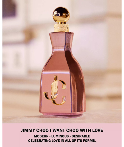 Jimmy Choo<br>
I Want Choo With Love<br>
Eau de Parfum<br>
100 mL / 3.3 fl. oz.