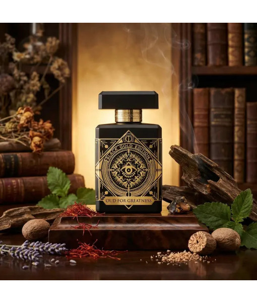 Initio<br>
Oud for Greatness<br>
Eau de Parfum<br>
90 mL / 3.04 fl. oz.