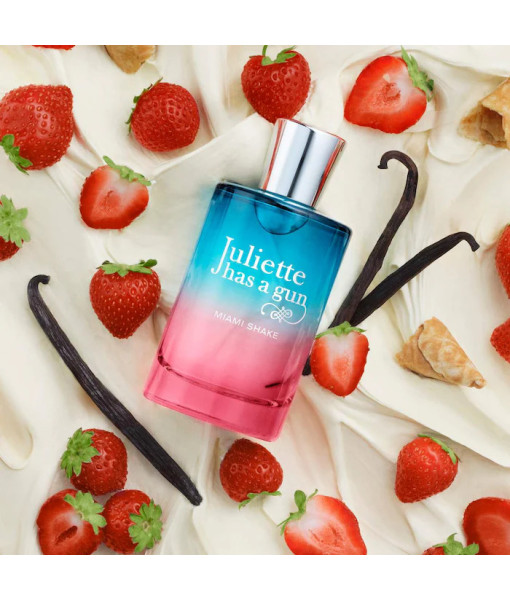 Juliette Has a Gun<br>
Miami Shake<br>
Eau de Parfum 100 mL / 3.4 fl. oz. Juliette Has a Gun<br>
Miami Shake<br>
Eau de Parfum 100 mL / 3.4 fl. oz.