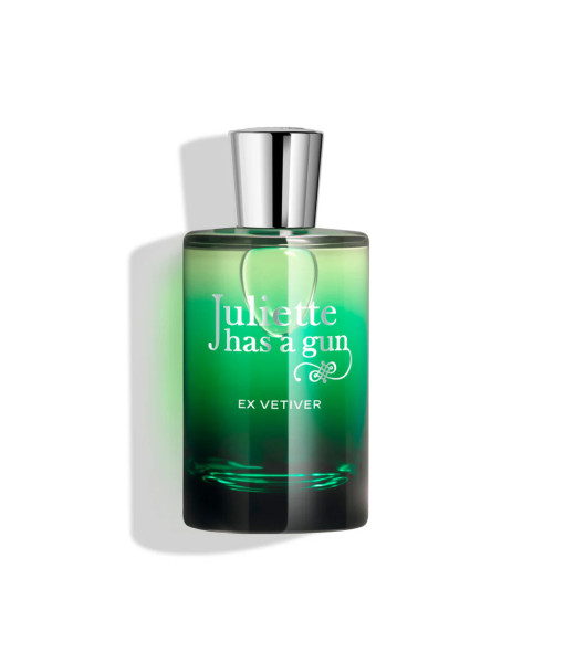 Juliette Has a Gun<br>
Ex Vetiver<br>
Eau de Parfum 100 mL / 3.4 fl. oz. Juliette Has a Gun<br>
Ex Vetiver<br>
Eau de Parfum 100 mL / 3.4 fl. oz.