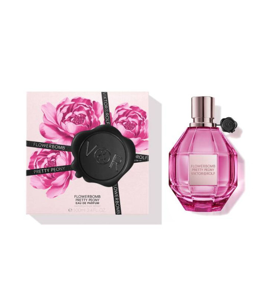 Viktor & Rolf<br>Flowerbomb Pretty Peony<br>Eau de Parfum<br>100 ml / 3.4 fl. oz. Viktor & Rolf<br>Flowerbomb Pretty Peony<br>Eau de Parfum<br>100 ml / 3.4 fl. oz.