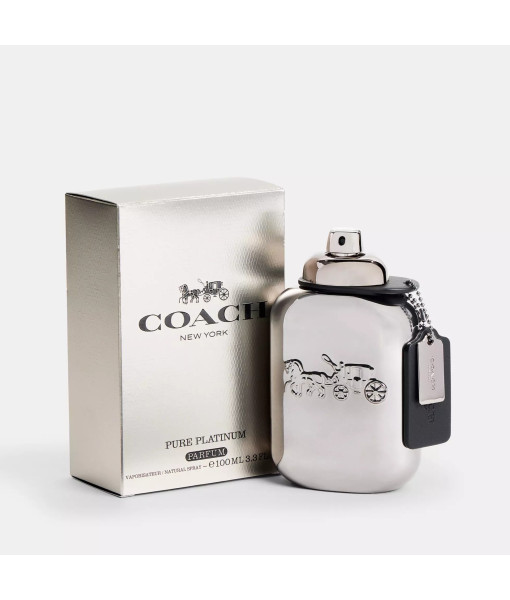 Coach<br>Pure Platinum<br>Parfum<br>100 ml / 3.3 fl. oz. Coach<br>Pure Platinum<br>Parfum<br>100 ml / 3.3 fl. oz.