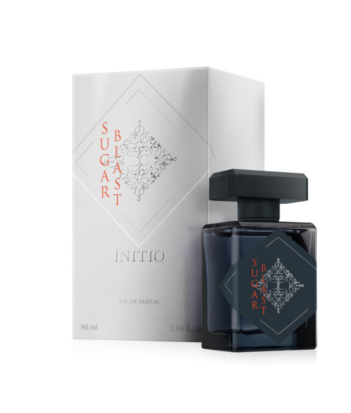 Initio<br>Sugar Blast<br>Eau de Parfum<br>90 ml / 3.04 fl. oz. Initio<br>Sugar Blast<br>Eau de Parfum<br>90 ml / 3.04 fl. oz.