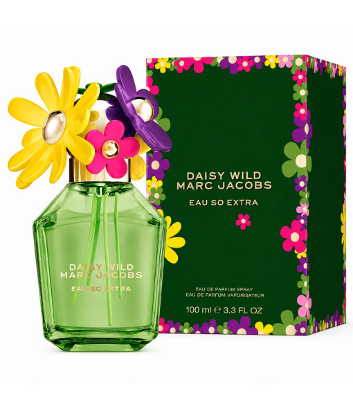 Marc Jacobs<br>Daisy Wild Eau So Extra<br>Eau de Parfum<br>100 ml / 3.3 fl. oz Marc Jacobs<br>Daisy Wild Eau So Extra<br>Eau de Parfum<br>100 ml / 3.3 fl. oz