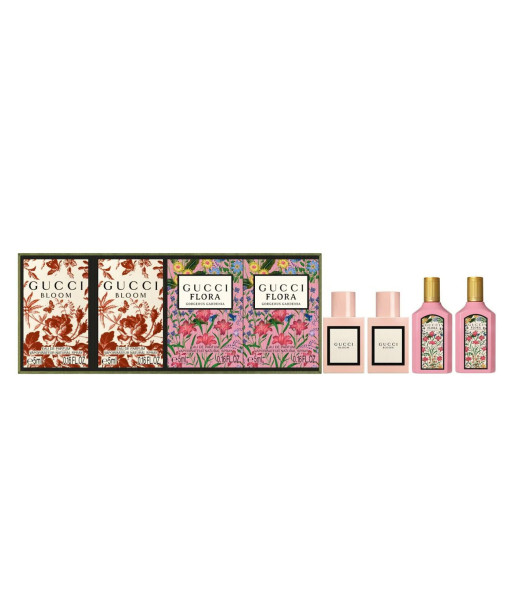 Gucci<br>Coffret Miniatures Flora & Bloom<br>4 x 5 ml / 0.16 fl. oz. Gucci<br>Coffret Miniatures Flora & Bloom<br>4 x 5 ml / 0.16 fl. oz.