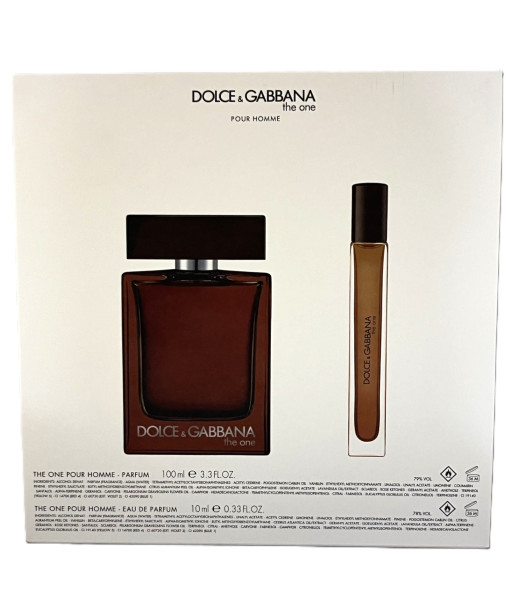 Dolce & Gabanna<br>The One Parfum Set<br>100ml / 3.3 Fl. Oz. + Eau de Parfum 10 ml / 0.33 Fl. Oz.