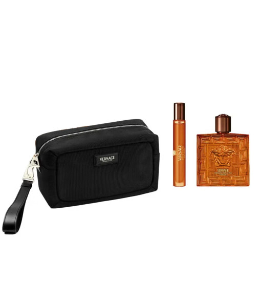 Versace<br>Coffret-cadeau Eros Najim<br>Parfum<br>100 ml + 10 ml + Trousse Noire