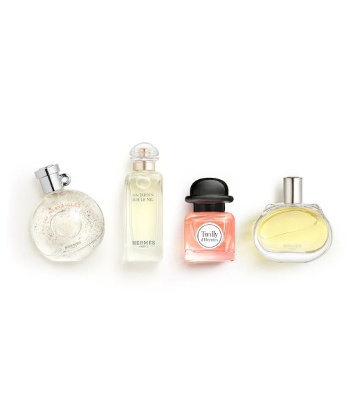 Hermés<br>Coffret Découverte Hermés Parfums Au Féminin<br>4 x 7.5ml / 0.25 FL. Oz. Hermés<br>Coffret Découverte Hermés Parfums Au Féminin<br>4 x 7.5ml / 0.25 FL. Oz.