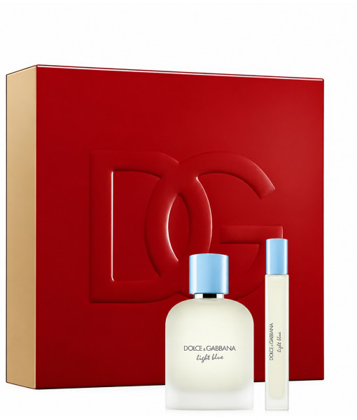 Dolce & Gabanna<br>Light Blue Pour Homme Set<br>Eau de Parfum<br>100 ml / 3.3 fl.oz + 10 ml / 0.33 fl.oz