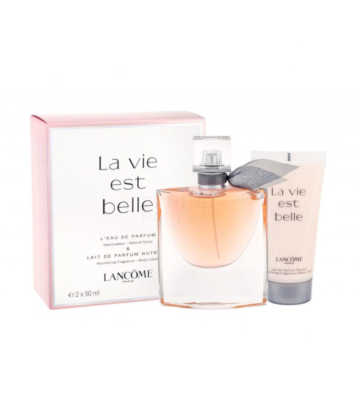Lancôme<br> La vie est belle<br>L'Eau de Parfum et Lait de Parfum<br>2 x  50ml / 1.7 Fl. Oz.