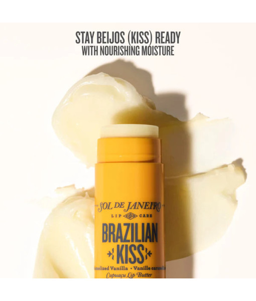 Sol de Janeiro<br>Baume à lèvres<br>Brazilian Kiss<br>6.2 g / 0.21 oz. Sol de Janeiro<br>Baume à lèvres<br>Brazilian Kiss<br>6.2 g / 0.21 oz.