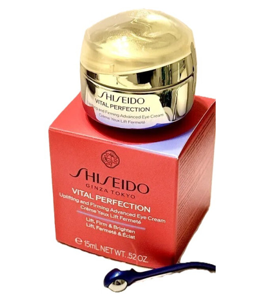 Shiseido<br>Crème lift raffermissante yeux Vital Perfection<br>15 ml / .52 Oz.