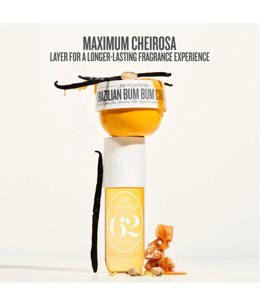 Sol de Janeiro<br>Crème pour le corps<br>Brazilian Bum Bum Cream<br>240 ml / 8.1 fl. oz. Sol de Janeiro<br>Crème pour le corps<br>Brazilian Bum Bum Cream<br>240 ml / 8.1 fl. oz.