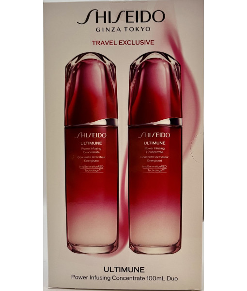 Shiseido<br>Ultimune Travel Exclusive Duo<br>2X 100ml / 3.3 Fl. Oz.