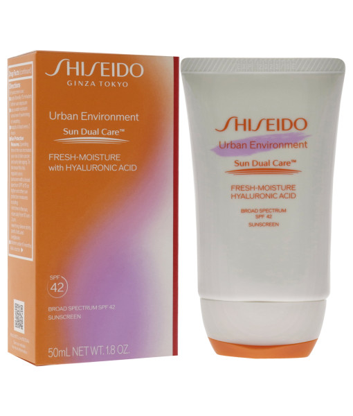 Shiseido<br>Écran solaire FPS 42 Hydratation Fraîche Pour Environnement Urbain<br>50 ml / 1.8 Oz.