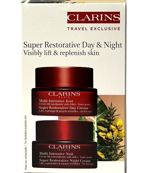 Clarins<br>Super Restorative Day & Night<br>2 x 50ml / 2 x 1.7 oz