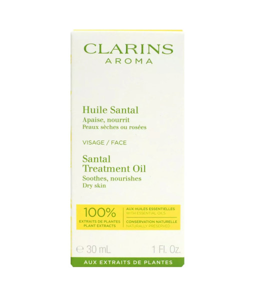 Clarins<br>Santal Face Treatment Oil <br>30 ml / 1.0 oz