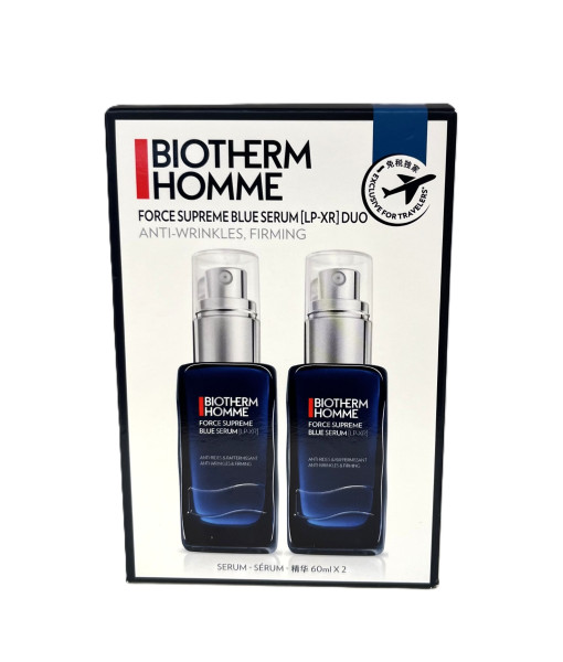Biotherm<br>Biotherm Homme<br> Force Supreme Blue Serum Duo<br>Travel Exclusive<br>2x 60 ml