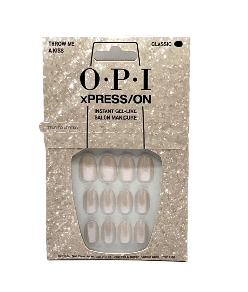OPI<br>XPress/On Throw Me A Kiss<br>30 Nails