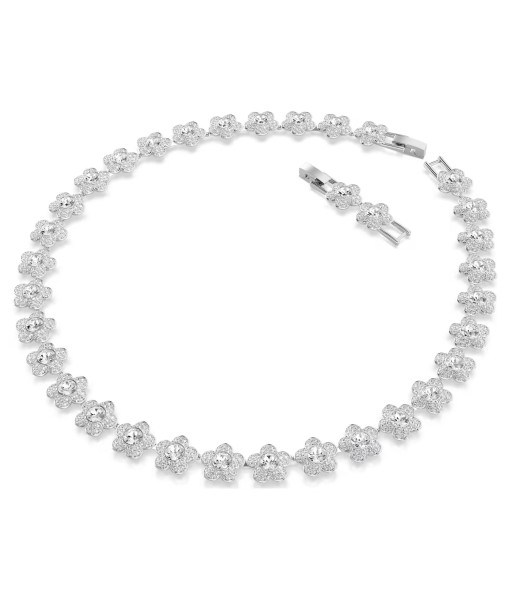 Swarovski<br>Collier Ariana Grande x Swarovski<br>Taille ronde, Fleur, Blanc, Métal rhodié
