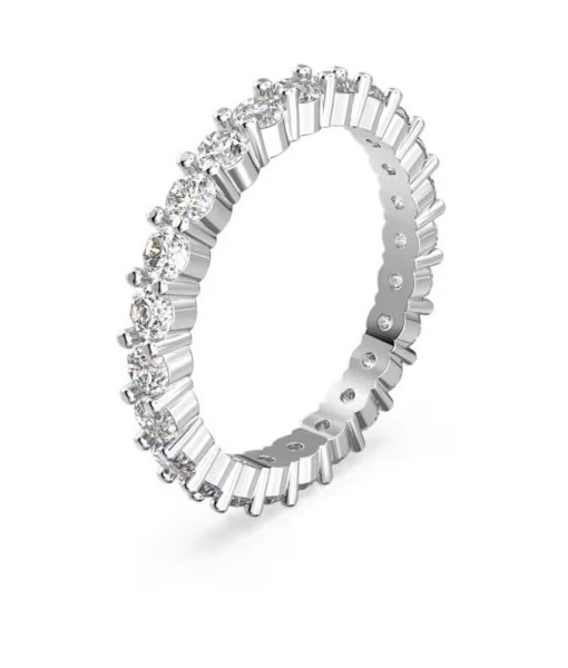 Swarovski<br>Bague Stilla<br>Parure (2), Taille Rond, Blanche, Métal rhodié