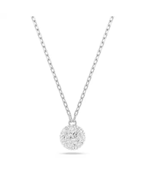 Swarovski<br>Pendentif Dextera<br>Taille ronde, Sphère, Blanc, Métal rhodié
