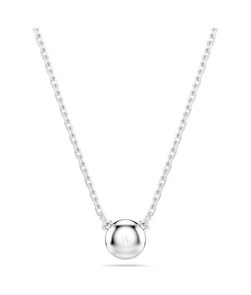 Swarovski<br>Pendentif Imber<br>Taille ronde, Blanc, Métal rhodié