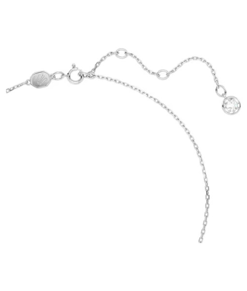Swarovski<br>Pendentif Birthstone<br>Taille Carré, Décembre, Bleu, Métal rhodié
