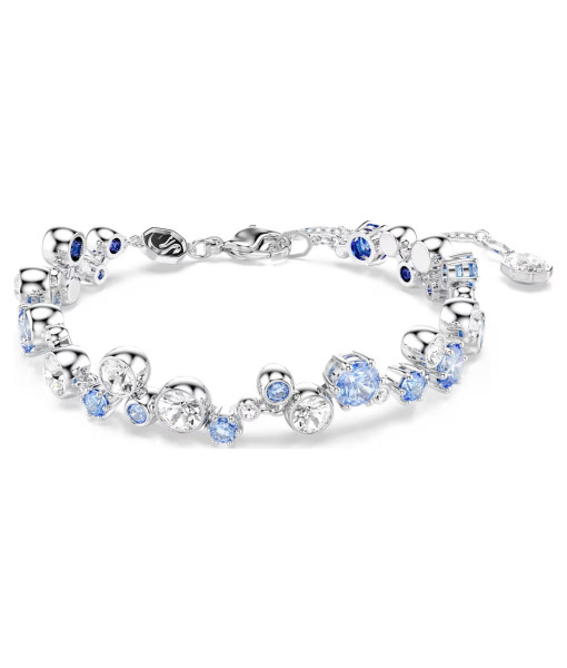 Swarovski<br>Bracelet Constella<br>Tailles variées, Bleu, Métal rhodié