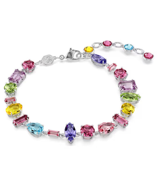 Swarovski<br>Bracelet Gema<br>Tailles variées, Multicolore, Métal rhodié