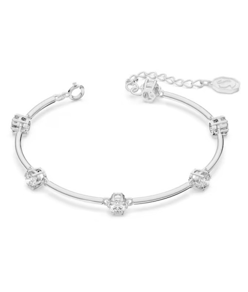 Swarovski<br>Bracelet-jonc Constella<br>Taille ronde, Blanc, Métal rhodié