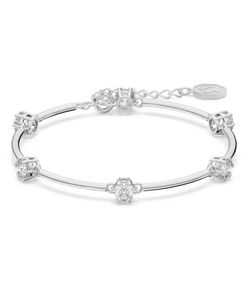Swarovski<br>Bracelet-jonc Constella<br>Taille ronde, Blanc, Métal rhodié