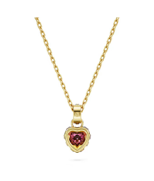 Swarovski<br>Pendentif Stilla<br>Cœur, Rouge, Placage or 18 carats