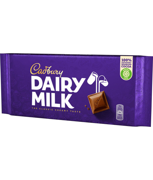 Barre de Chocolat Cadbury Dairy Milk 200 g