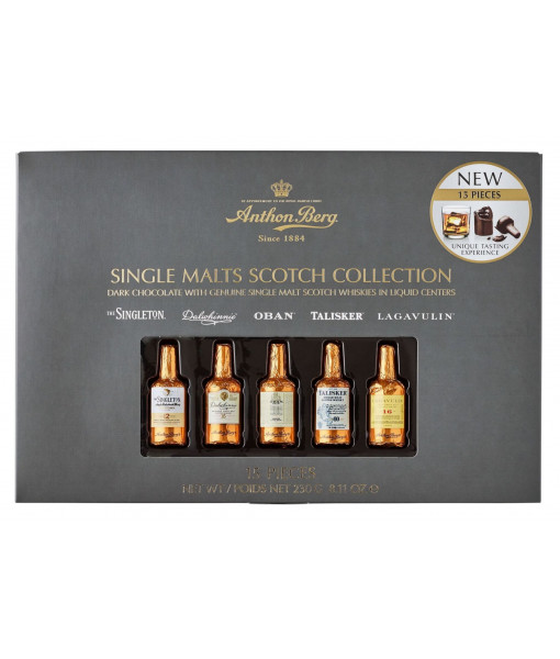 Anthon Berg Liqueurs Single Malts 15 pieces 230 g