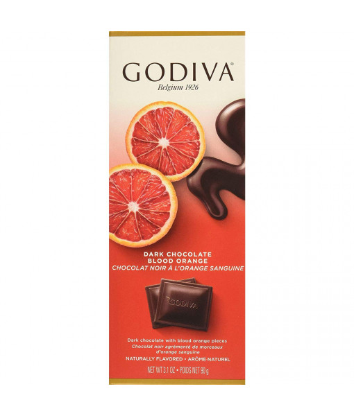 Godiva Tablet Dark Blood Orange  90g