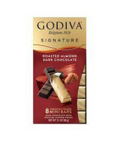 Godiva Tablet 72% Dark Almond 90g